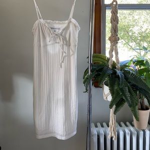 BCBGENERATION White Ruffle Knit Dress